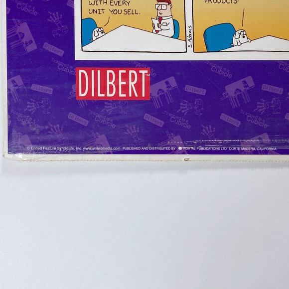 Dilbert Lithograph Print 3 Strips Dogbert Kiss My Tail United‎ Feature Syndicate - Picture 4 of 8